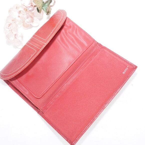 Buxton Genuine Leather Red Wallet for Women - Picture 5 of 6